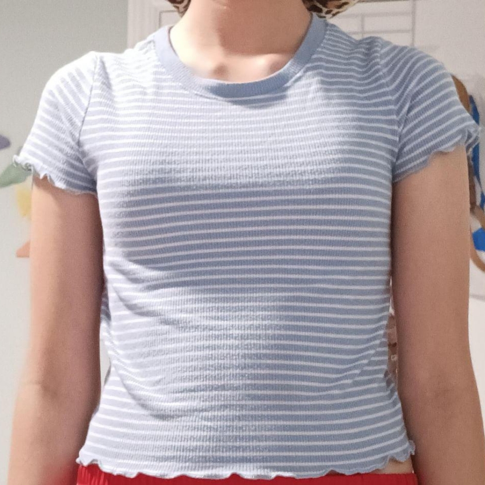 Blue tank top